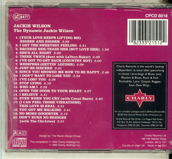 Jackie Wilson - The Dynamic Jackie Wilson (CD) - Image 2