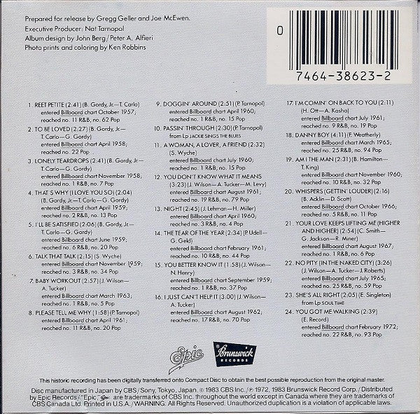 Jackie Wilson - The Jackie Wilson Story (CD) - Image 4