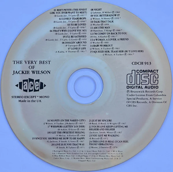 Jackie Wilson - The Very Best Of Jackie Wilson (CD) - Image 3