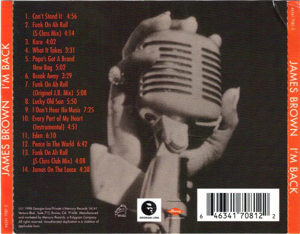 James Brown - I'm Back (CD) - Image 2