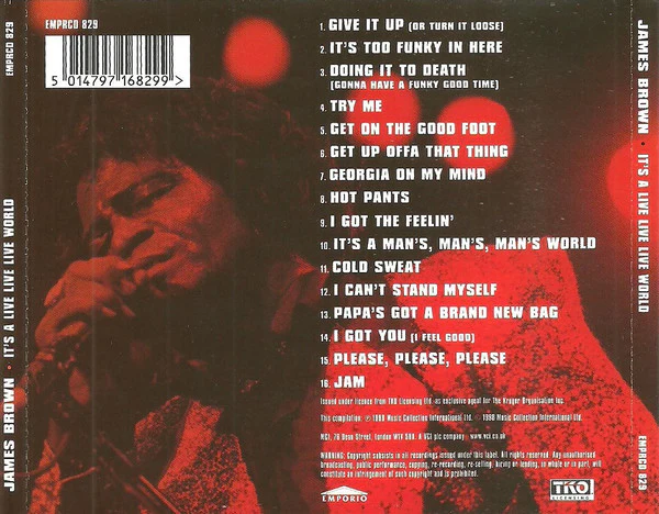 James Brown - It's A Live Live Live World (CD) - Image 2