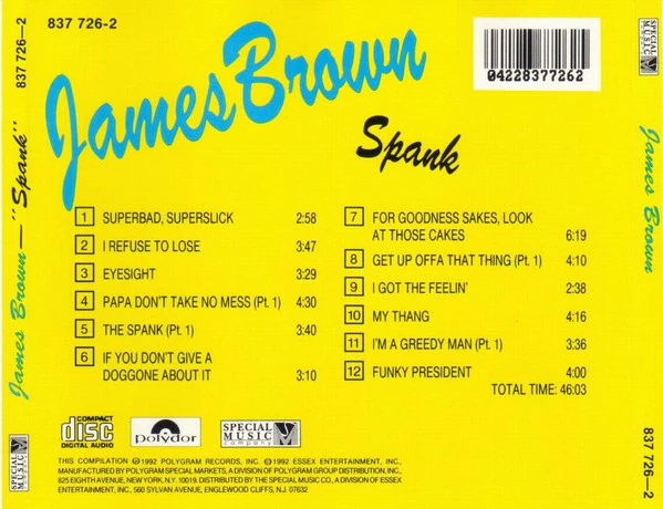 James Brown - Spank (CD) - Image 2