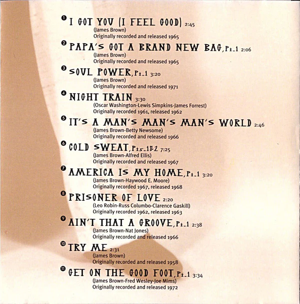 James Brown - The Best Of James Brown (CD) - Image 5