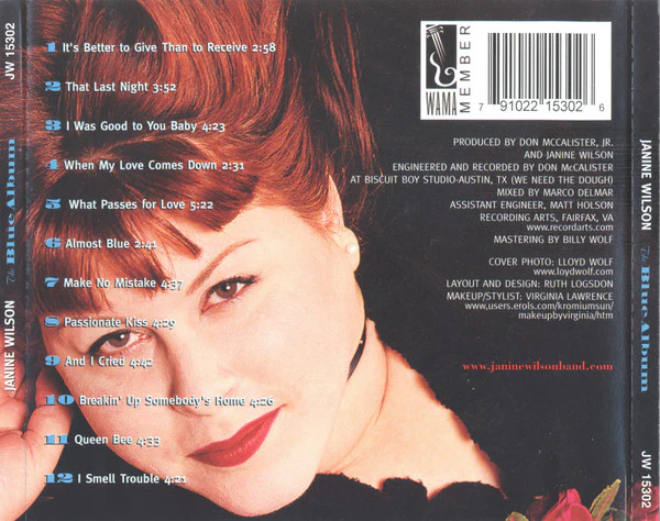Janine Wilson - The Blue Album (CD) - Image 2