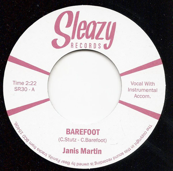 Janis Martin  - Barefoot Baby / Love & Kisses (Vinyl) - Image 4