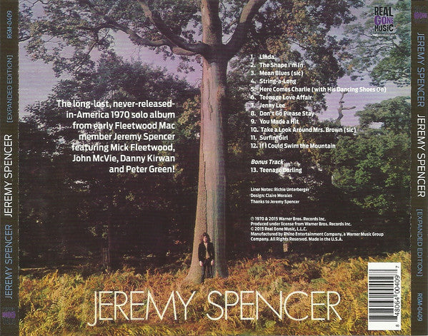 Jeremy Spencer - Jeremy Spencer (Expanded Edition) (CD) - Image 2