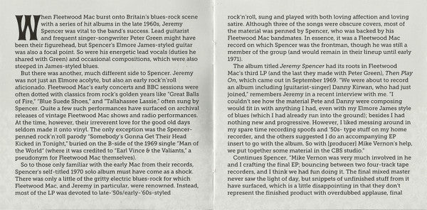 Jeremy Spencer - Jeremy Spencer (Expanded Edition) (CD) - Image 5