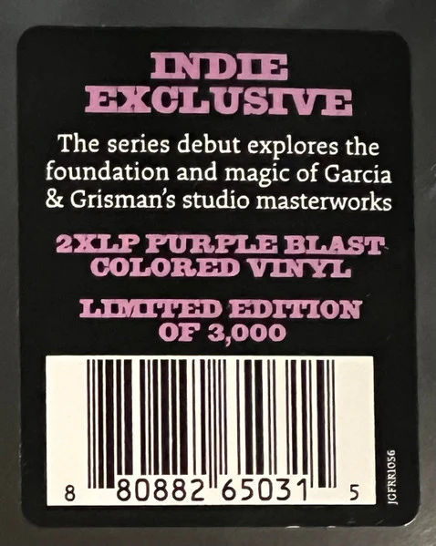 Jerry Garcia & David Grisman - Bare Bones: Volume I - Master Takes (Vinyl) - Image 2