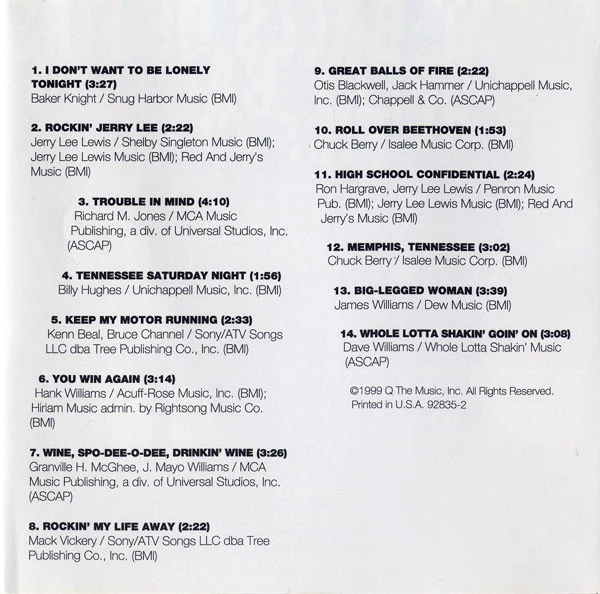 Jerry Lee Lewis - Live At Gilley's (CD) - Image 5