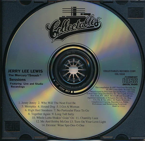 Jerry Lee Lewis - The Mercury®/Smash® Years Recordings - Featuring Live & Studio Recordings (CD) - Image 3