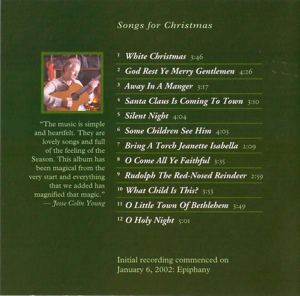 Jesse Colin Young - Songs For Christmas (CD) - Image 3