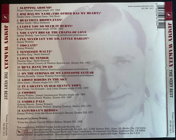 Jimmy Wakely - The Very Best (CD) - Image 2