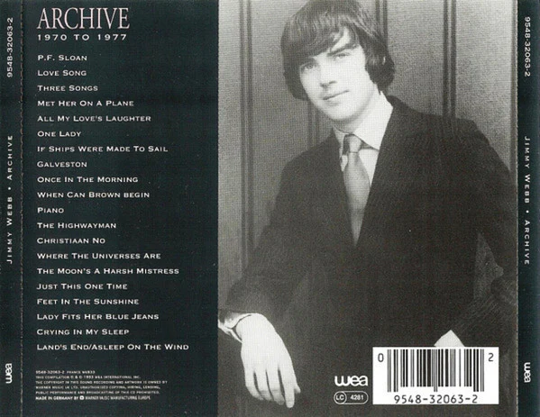 Jimmy Webb - Archive (CD) - Image 2