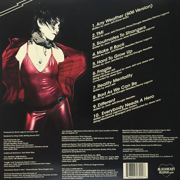 Joan Jett & The Blackhearts - Unvarnished (Vinyl) - Image 2
