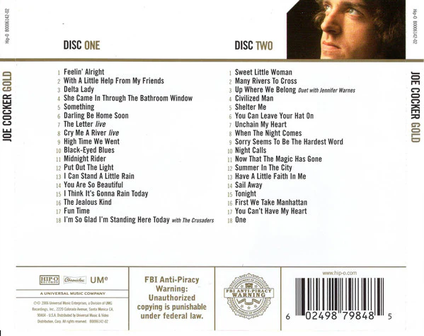 Joe Cocker - Gold (CD) - Image 2