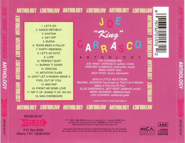 Joe King Carrasco & The Crowns - Anthology (CD) - Image 2