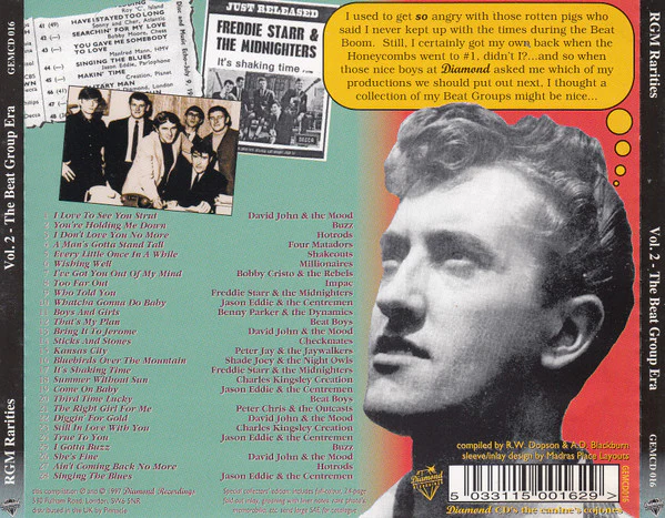 Joe Meek - RGM Rarities Vol.2 (The Beat Group Era) (CD) - Image 2