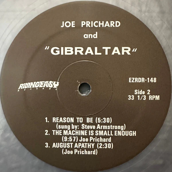 Joe Prichard And Gibraltar - Joe Prichard And Gibraltar (Vinyl) - Image 4