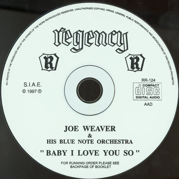Joe Weaver & His Blue Notes -  Baby I Love You So (CD) - Image 3