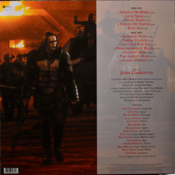 John Carpenter - Ghosts Of Mars (Original Motion Picture Soundtrack) (Vinyl) - Image 2
