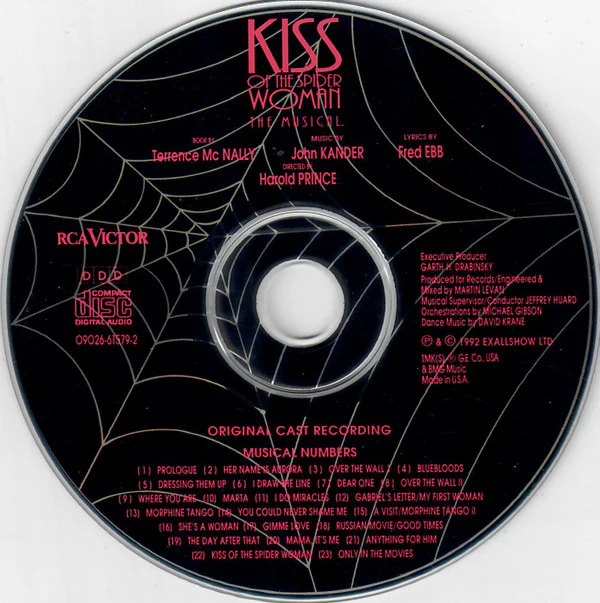 John Kander, Fred Ebb - Chita Rivera, Brent Carver, Anthony Crivello - Kiss Of The Spider Woman (CD) - Image 3