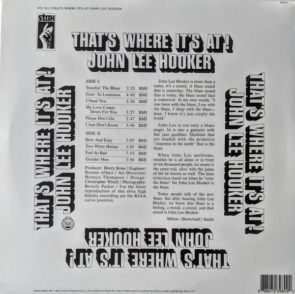 John Lee Hooker - That's Where It's At! (Vinyl) - Image 2