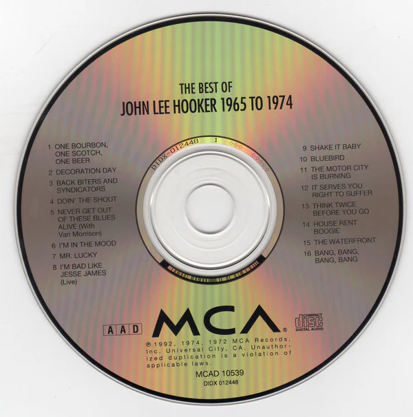 John Lee Hooker - The Best Of John Lee Hooker (1965 To 1974) (CD) - Image 3