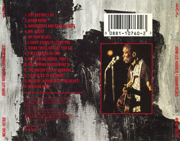 John Lee Hooker - Urban Blues (CD) - Image 2