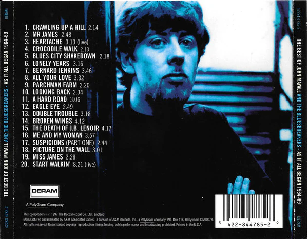 John Mayall & The Bluesbreakers - The Best Of John Mayall And The Bluesbreakers - As It All Began 1964-69 (CD) - Image 2