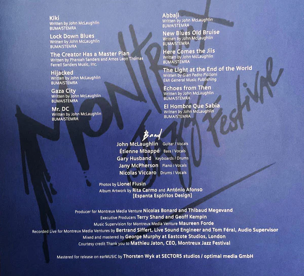 John McLaughlin & The 4th Dimension* - Montreux Jazz Festival 2022 (CD) - Image 3