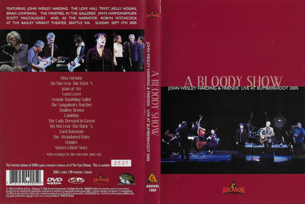 John Wesley Harding - A Bloody Show (DVD) - Image 2