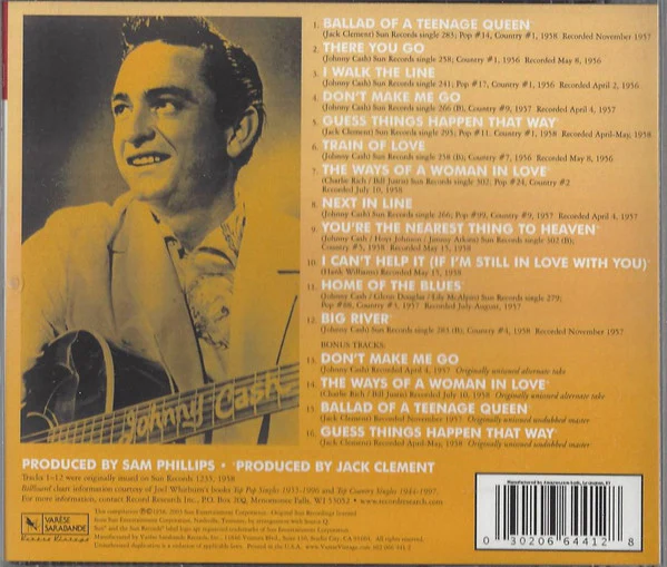 Johnny Cash - Sings The Songs That Made Him Famous (CD) - Image 3