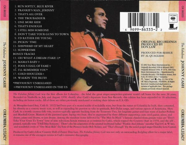 Johnny Cash - The Fabulous Johnny Cash (CD) - Image 2
