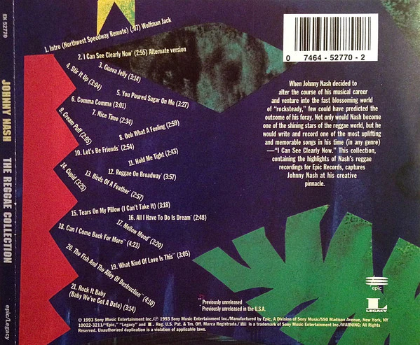 Johnny Nash - The Reggae Collection (CD) - Image 2