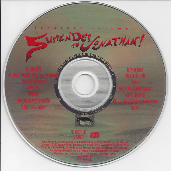 Jonathan Richman - Surrender To Jonathan (CD) - Image 3