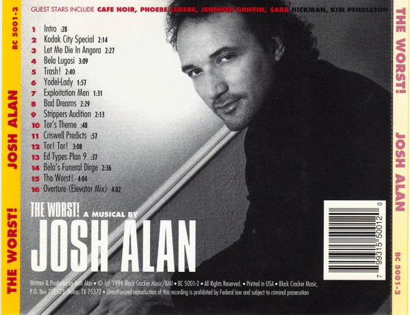 Josh Alan - The Worst! (CD) - Image 2