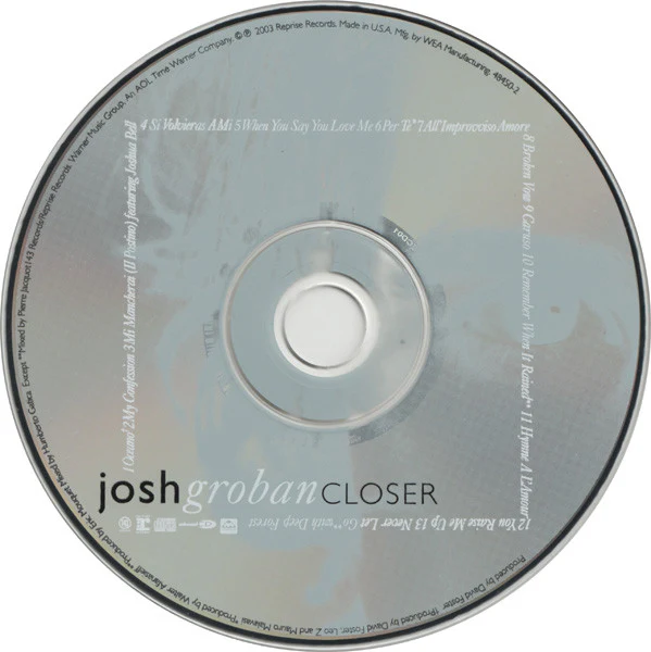 Josh Groban - Closer (CD) - Image 3