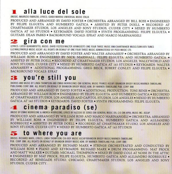 Josh Groban - Josh Groban (CD) - Image 5
