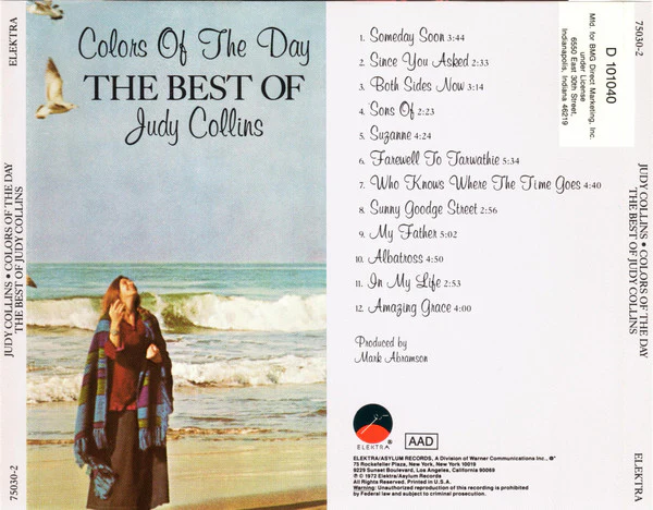 Judy Collins - Colors Of The Day The Best Of Judy Collins (CD) - Image 3