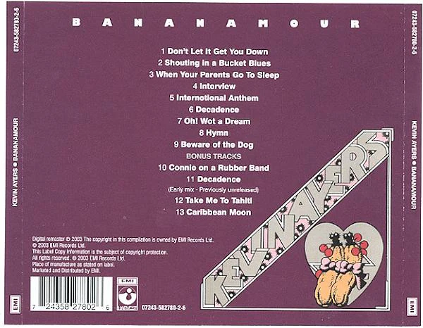 Kevin Ayers - Bananamour (CD) - Image 2