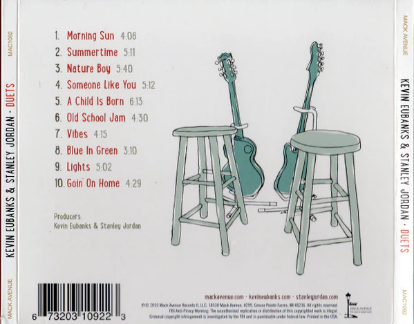 Kevin Eubanks, Stanley Jordan - Duets (CD) - Image 2
