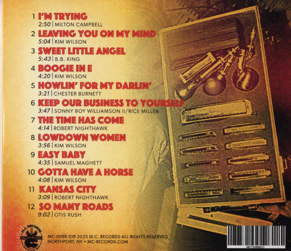 Kim Wilson - Slow Burn (CD) - Image 2