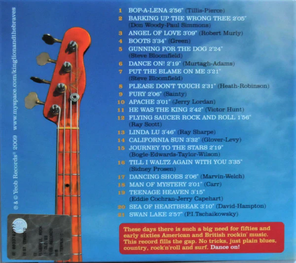 King Lion And The Braves - Powerful Rockin' Oldies (CD) - Image 2