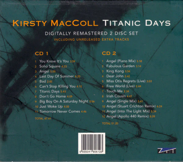 Kirsty MacColl - Titanic Days (CD) - Image 2