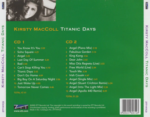 Kirsty MacColl - Titanic Days (CD) - Image 4