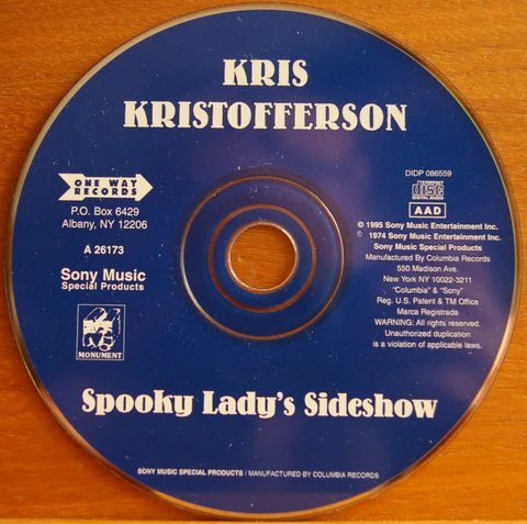 Kris Kristofferson - Spooky Lady's Sideshow (CD) - Image 3