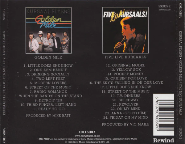 Kursaal Flyers - Golden Mile / Five Live Kursaals (CD) - Image 2
