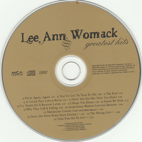 Lee Ann Womack - Greatest Hits (CD) - Image 4