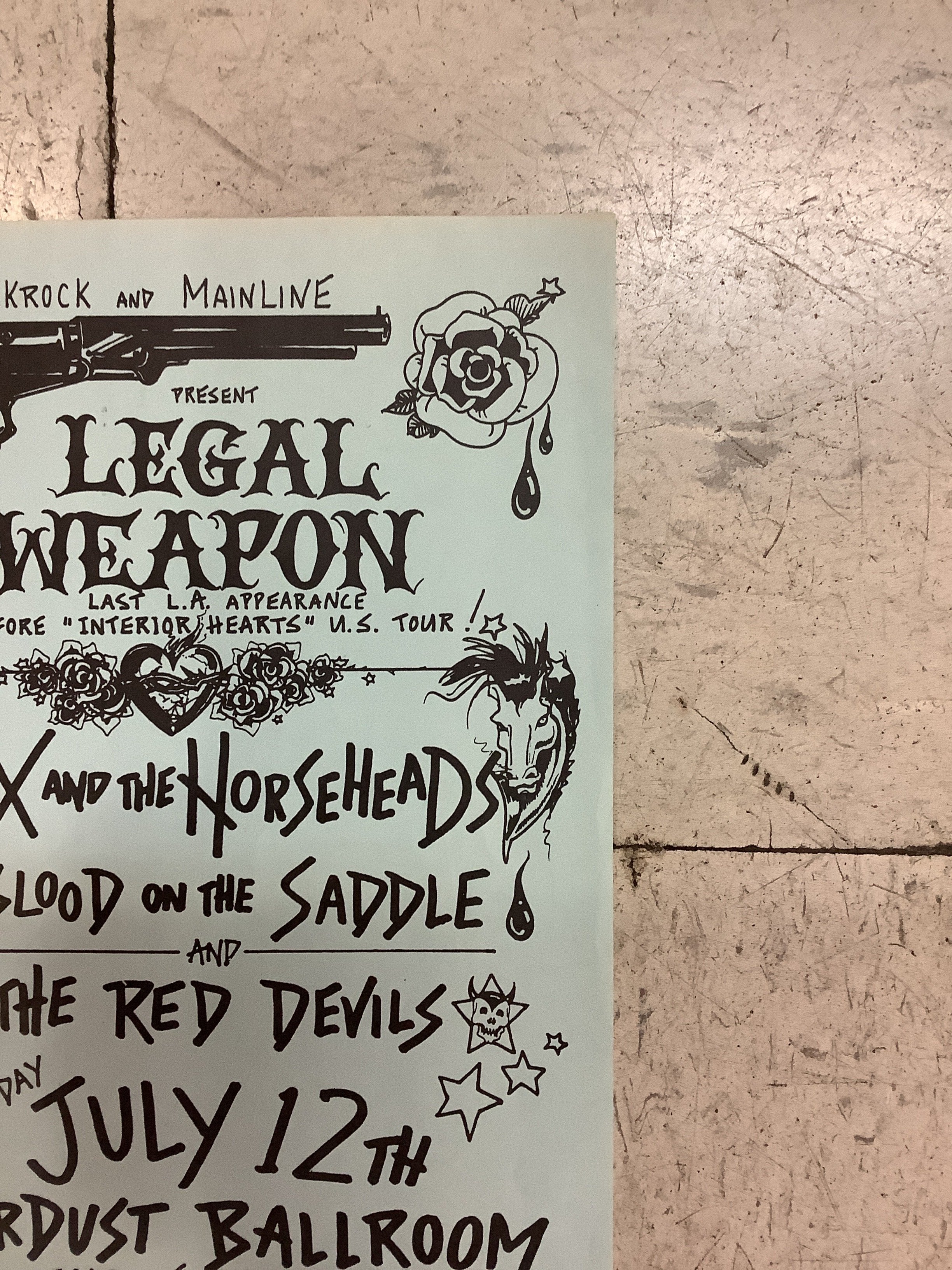 Legal Weapon at The Stardust Ballroom - 1985 (Poster) - Image 3