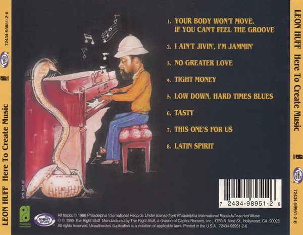 Leon Huff - Here To Create Music (CD) - Image 3